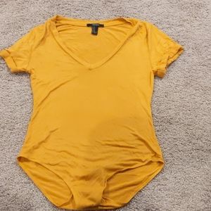V neck body suit